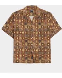 Todd Synder X Champion - Cropped Silk-cotton Camp Collar Shirt - Lyst