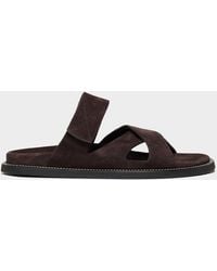 Todd Synder X Champion - Nomad Suede Adjustable Crossover Sandal - Lyst