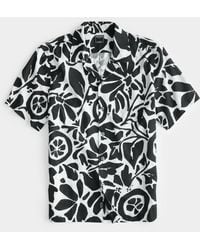 Todd Synder X Champion - Abstract Floral Short Sleeve Camp Collar Shirt - Lyst