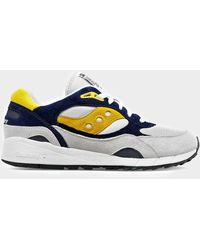 Saucony - Shadow 6000 White / Yellow / Blue - Lyst