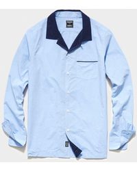 Todd Synder X Champion Japanese Long Sleeve Rec Shirt - Blue