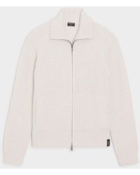 Todd Synder X Champion - Cashmere Waffle Full-zip Sweater Jacket - Lyst