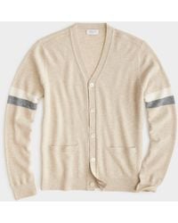 Todd Synder X Champion - Luxe Cashmere Armstripe Cardigan - Lyst
