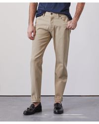 Todd Synder X Champion - Slim Fit 5-pocket Chino In Casual Khaki - Lyst