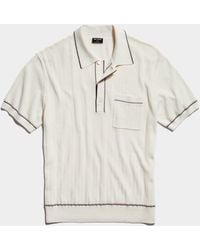 Todd Synder X Champion - Italian Cotton Silk Tipped Riviera Sweater Polo - Lyst