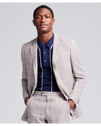 Todd Synder X Champion Sutton Linen Check Sportcoat - Brown