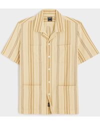 Todd Synder X Champion - Short-sleeve Striped Guayabera Shirt - Lyst