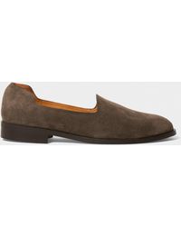 Jacques Soloviere - Todd Snyder X Suede Slipper - Lyst
