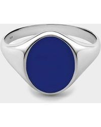 Miansai - Heritage Ring With Enamel, Sterling Silver - Lyst