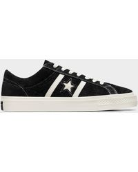 Converse - One Star Academy Pro Suede Black - Lyst