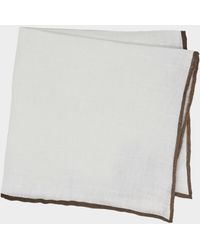Todd Synder X Champion - Italian Tipped Linen Pocket Square - Lyst