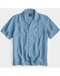 Todd Synder X Champion - Sea Soft Linen Camp Collar Shirt - Lyst