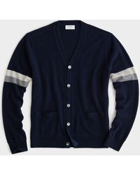 Todd Synder X Champion - Luxe Cashmere Armstripe Cardigan - Lyst