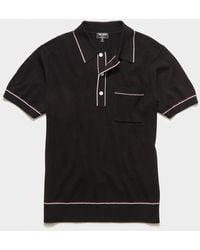 Todd Synder X Champion - Italian Cotton Silk Tipped Riviera Sweater Polo - Lyst