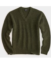 Todd Synder X Champion - Ribbed Donegal V-neck Sweater - Lyst