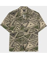 Todd Synder X Champion - Cropped Silk-cotton Camp Collar Shirt - Lyst