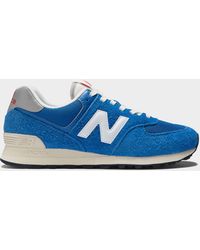 New Balance 574 Blue With White