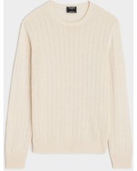 Todd Synder X Champion - Italian Linen Crewneck Ribbed Sweater - Lyst