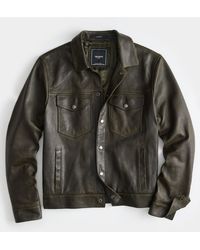 Todd Synder X Champion - Italian Burnished Leather Dylan Jacket - Lyst