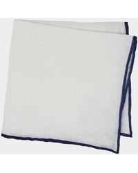 Todd Synder X Champion - Italian Tipped Linen Pocket Square - Lyst