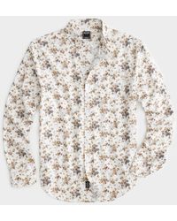 Todd Synder X Champion - White Floral Corduroy Shirt - Lyst