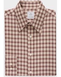 Todd Synder X Champion - Lightweight Flannel Long Point Collar Dress Shirt - Lyst