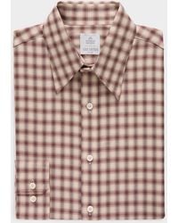 Todd Synder X Champion - Lightweight Flannel Long Point Collar Dress Shirt - Lyst