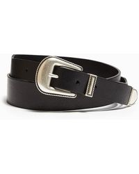 Anderson's - Leather Western Belt - Lyst
