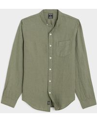Todd Synder X Champion - Sea Soft Linen Band Collar Long Sleeve Shirt - Lyst