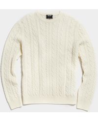 Todd Synder X Champion - Lambswool Cable Crew - Lyst