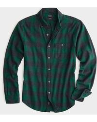 Todd Synder X Champion - Green Plaid Flannel Shirt - Lyst