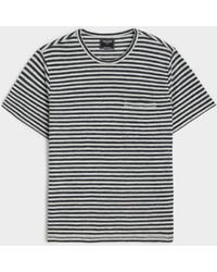 Todd Synder X Champion - Striped Linen Jersey T-shirt - Lyst
