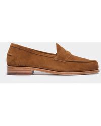 Sanders - Todd Snyder X Suede Edwin Loafer - Lyst