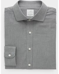 Todd Synder X Champion - Grey Flanella Spread Collar Dress Shirt - Lyst