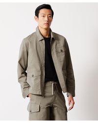 Todd Synder X Champion - Lightweight Cotton Military Jacket In Faded Surplus - Lyst