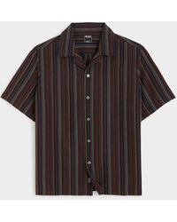 Todd Synder X Champion - Cropped Multi-stripe Shirt - Lyst