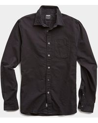 Todd Synder X Champion - Japanese Selvedge Oxford Shirt In Black - Lyst