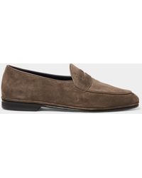 Rubinacci - Todd Snyder X Unlined Suede Penny Loafer - Lyst