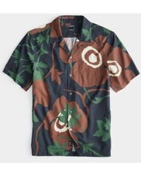 Todd Synder X Champion - Abstract Floral Short Sleeve Camp Collar Shirt - Lyst