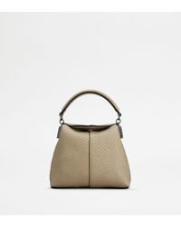 Tod's - T Case Tote Messenger Bag In Python Micro - Lyst