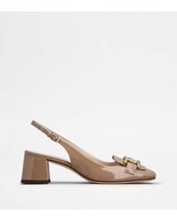 Tod's - Kate Slingback Pumps In Patent Leather - Lyst