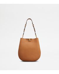 Tod's - T Timeless Shoulder Bag In Leather Small - Lyst