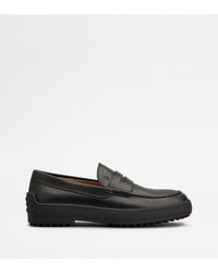 Tod's - Winter Gommino Loafers - Lyst