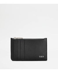 Tod's - Zipped Card Holder - Lyst
