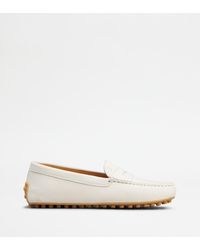 Tod's - City Gommino Driving Shoes In Leather - Lyst