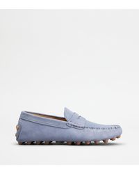 Tod's - Gommino Bubble In Suede - Lyst