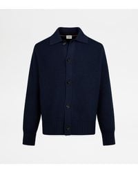 Tod's - Cashmere Blend Cardigan - Lyst