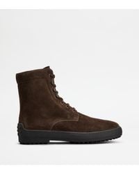 Tod's - Winter Gommino Ankle Boots - Lyst