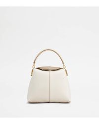 Tod's - T Case Tote Messenger Bag In Leather Micro - Lyst