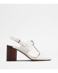 Tod's - Kate Sandals In Leather - Lyst